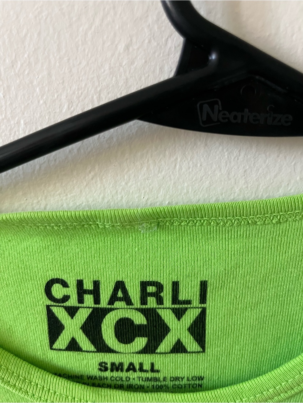 Charli XCX BRAT crop top baby tee - Picture 2 of 3